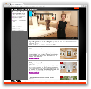 Figure 3: Walk-through landing page