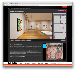 Figure 4: Fifth floor gallery walk-through