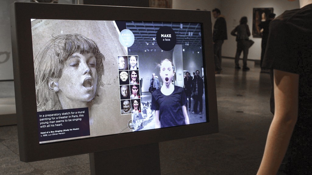 Figure 2: How Do our Bodies Inspire Art? – View of the Sculpture Lens. Photo courtesy of Local Projects