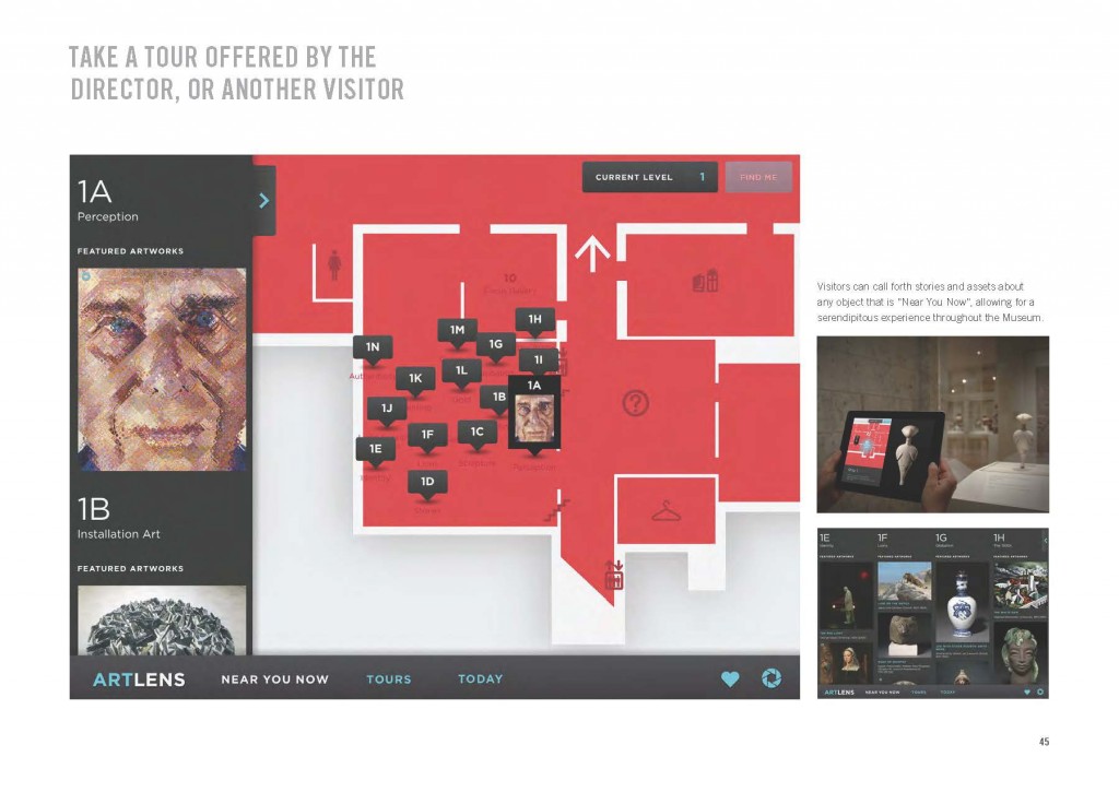 Figure 8:  ArtLens app, Near You Now. Photo courtesy of Local Projects